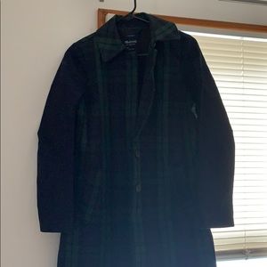 Madewell Raincoat sz XS in Blackwatch Plaid